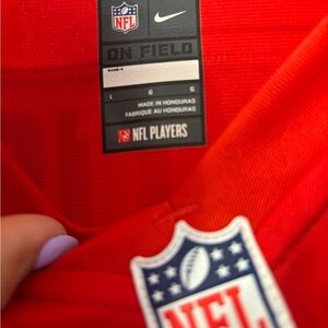 Kansas City Chiefs Hillis #40 Jersey – Red Nike Style L